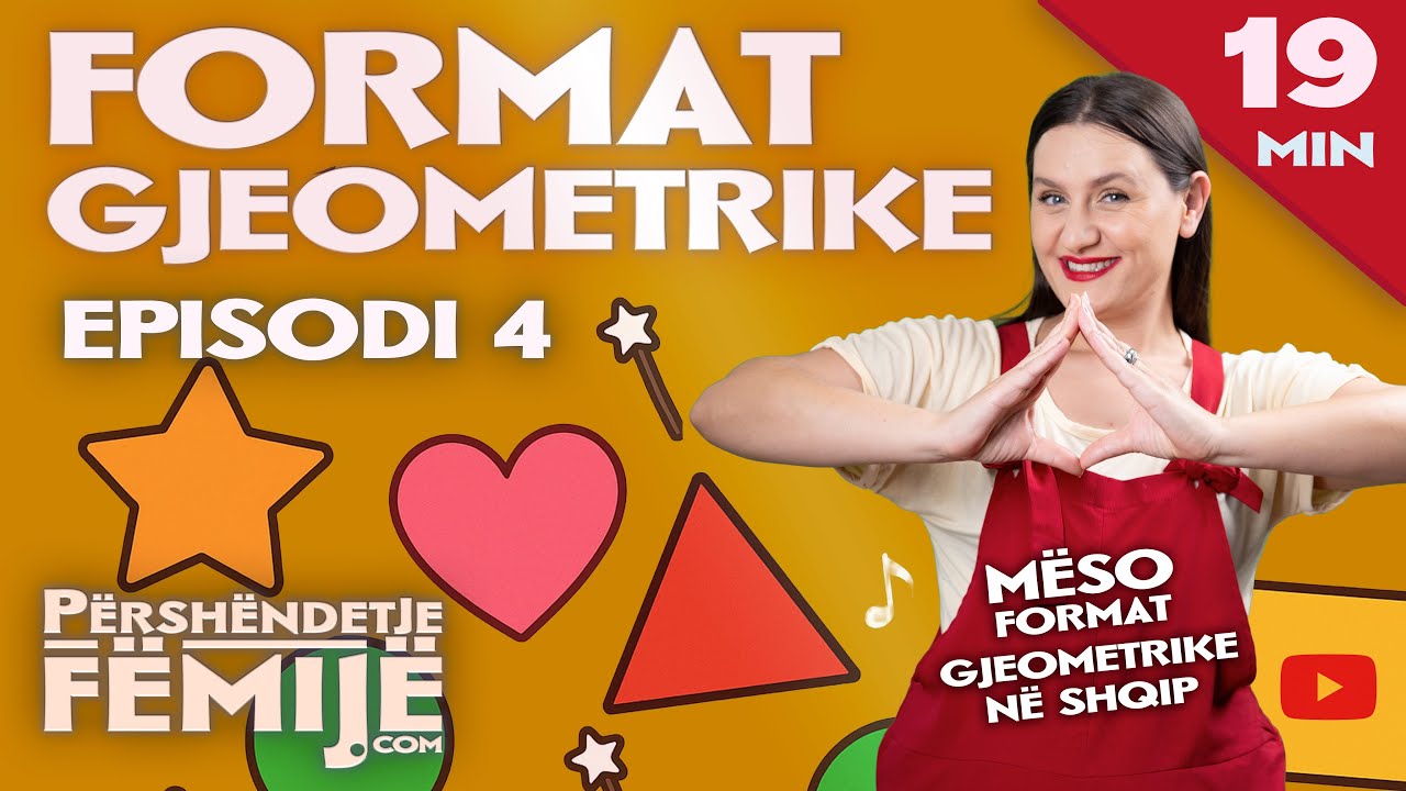 Mëso Format Gjeometrike për Fëmijë | Geometric Shapes for Kids in Albanian | Geometrische Formen 🇦🇱