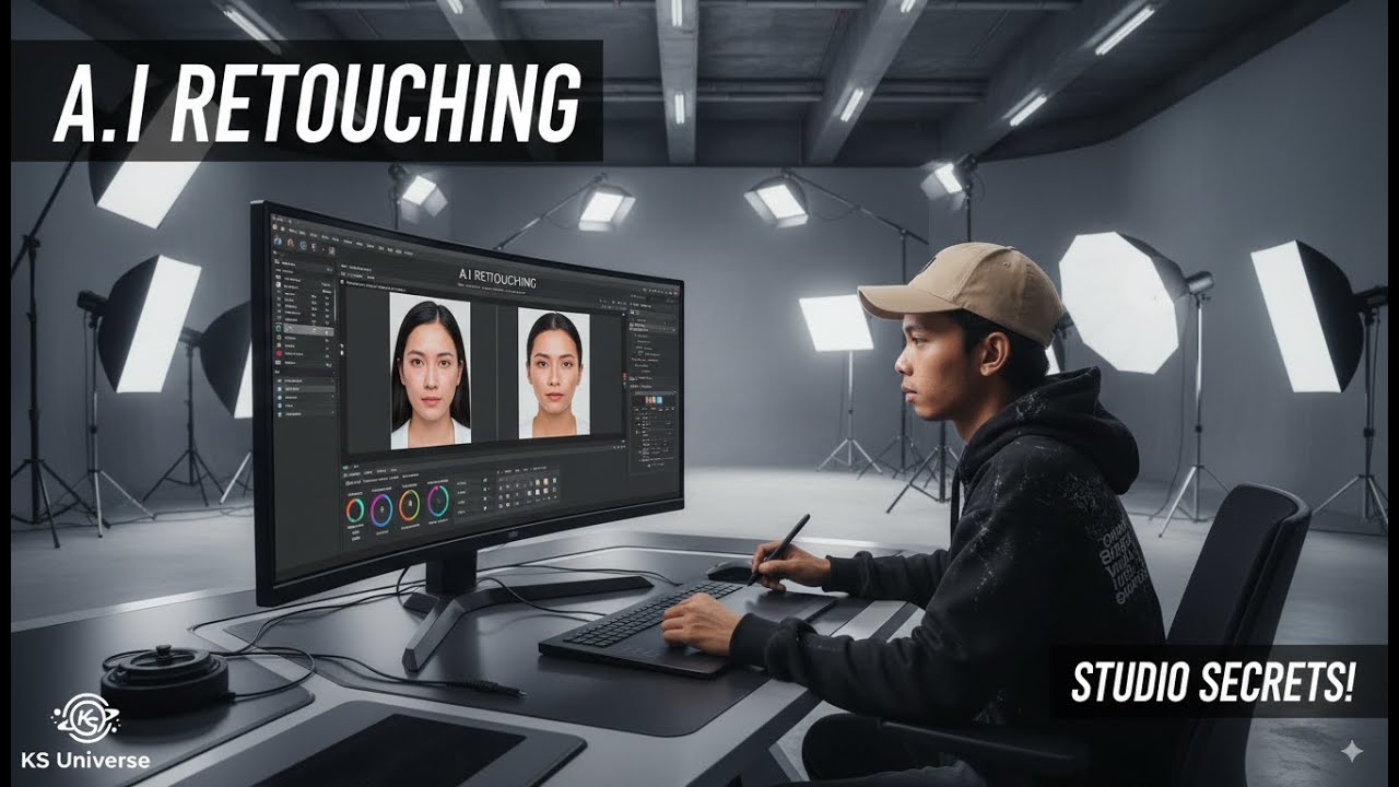 ဓာတ်ပုံ တပုံ Retouch လုပ်ဖို့ အချိန် ဘယ်လောက်ကြာလဲ? ||| KS Universe