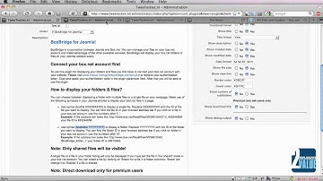 BoxBridge connected to a Box.net folder