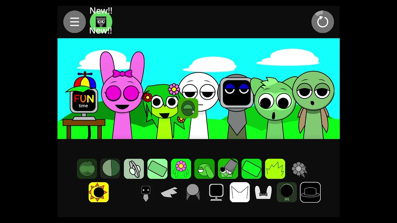 Sprunki x green gang