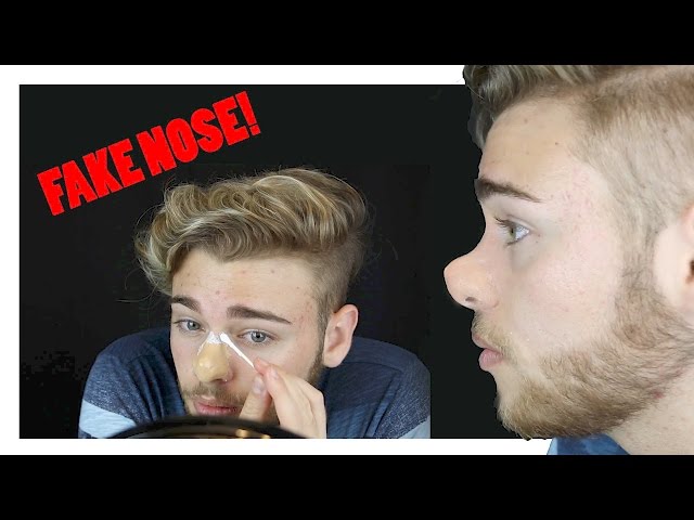 How To Make A Fake Nose - Nose and Scar Wax Tutorial 