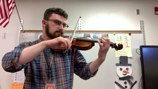 Hot Cross Buns Playthrough with bow! Essential Elements Song 70 (page 20) for Violin