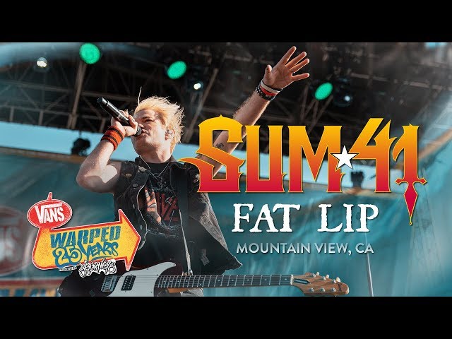 Sum 41 - Fat Lip LIVE! Vans Warped Tour 25th Anniversary 2019 class=