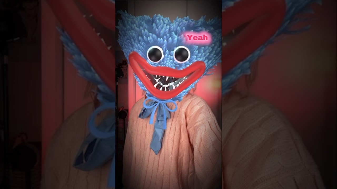 Sorry for Kissy Missy 😔 #huggywuggy #cosplay