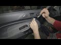 Ford Fiesta '2 disassembly door (разборка дверей)