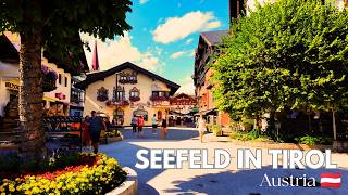 Walking Tour Seefeld In Tirol, Austria Beautiful Alpine Town In Tyrol 4K