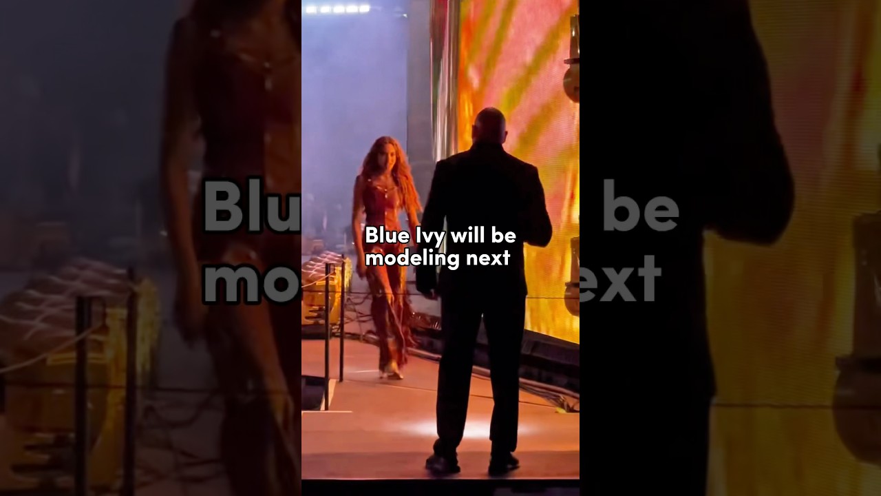 Blue Ivy Seen Strutting Backstage On The 