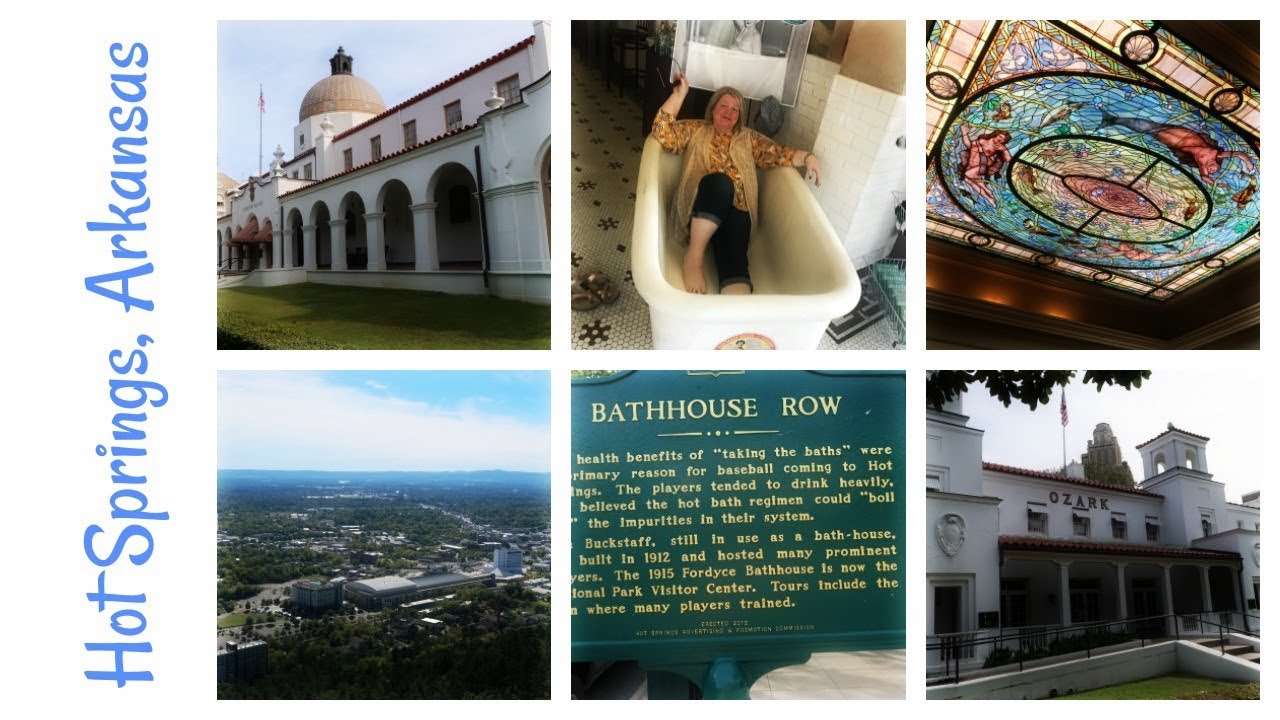 Hot Springs, Arkansas // Touring Hot Spring Bath Houses YouTube