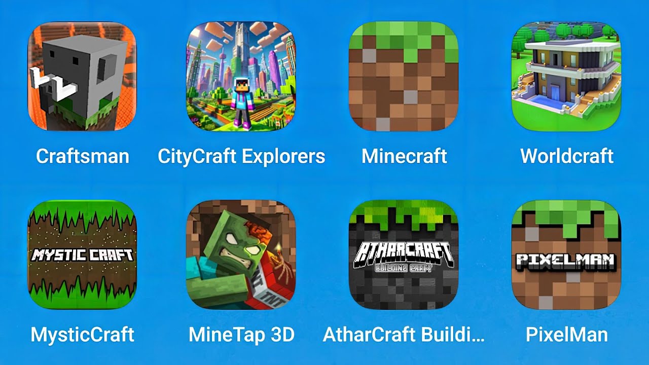 Craftsman, CityCraft Explores, Minecraft, Worldcraft, MysticCraft ...