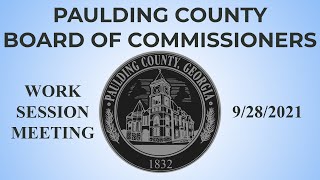 BOC Work Session Meeting - 9/28/2021