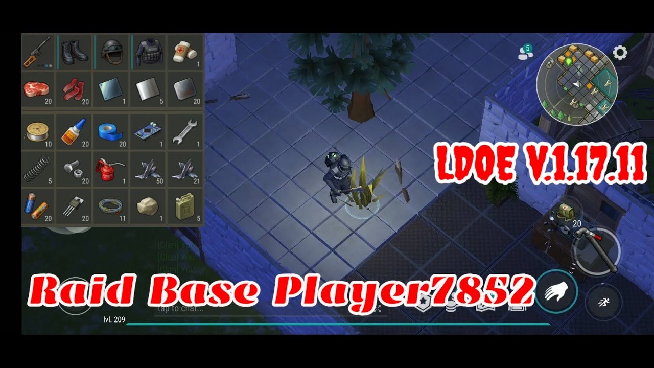 LDOE Raid Player7852 | Last Day on Earth v.1.17.11