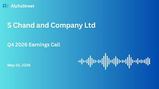 S Chand & Co Ltd Q4 FY2025-26 Earnings Conference Call