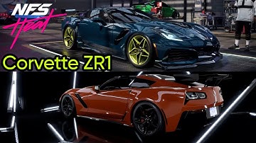NFS Heat | Chevrolet Corvette ZR1 2019 Customization & Test Drive 🔥💨