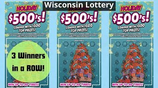 I Couldn’t Believe This — 3 Winners in a Row on Wisconsin Holiday Tickets!