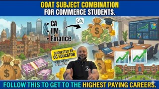 GOAT SUBJECT COMBINATION FOR COMMERCE. #commerce #career #best #goals #11th #viral #school #student 