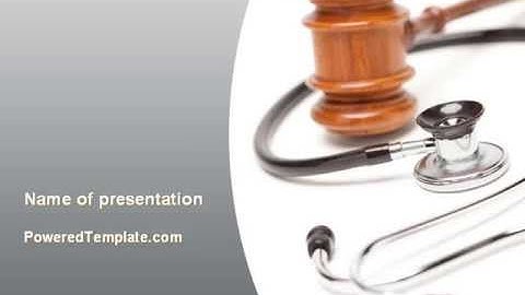 Trials of Doctors PowerPoint Template by PoweredTemplate.com