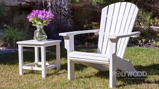 SH22 Polywood Seashell Adirondack Assembly Video