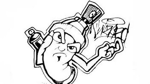 Lets Draw a Oldschool spray can character by wizard