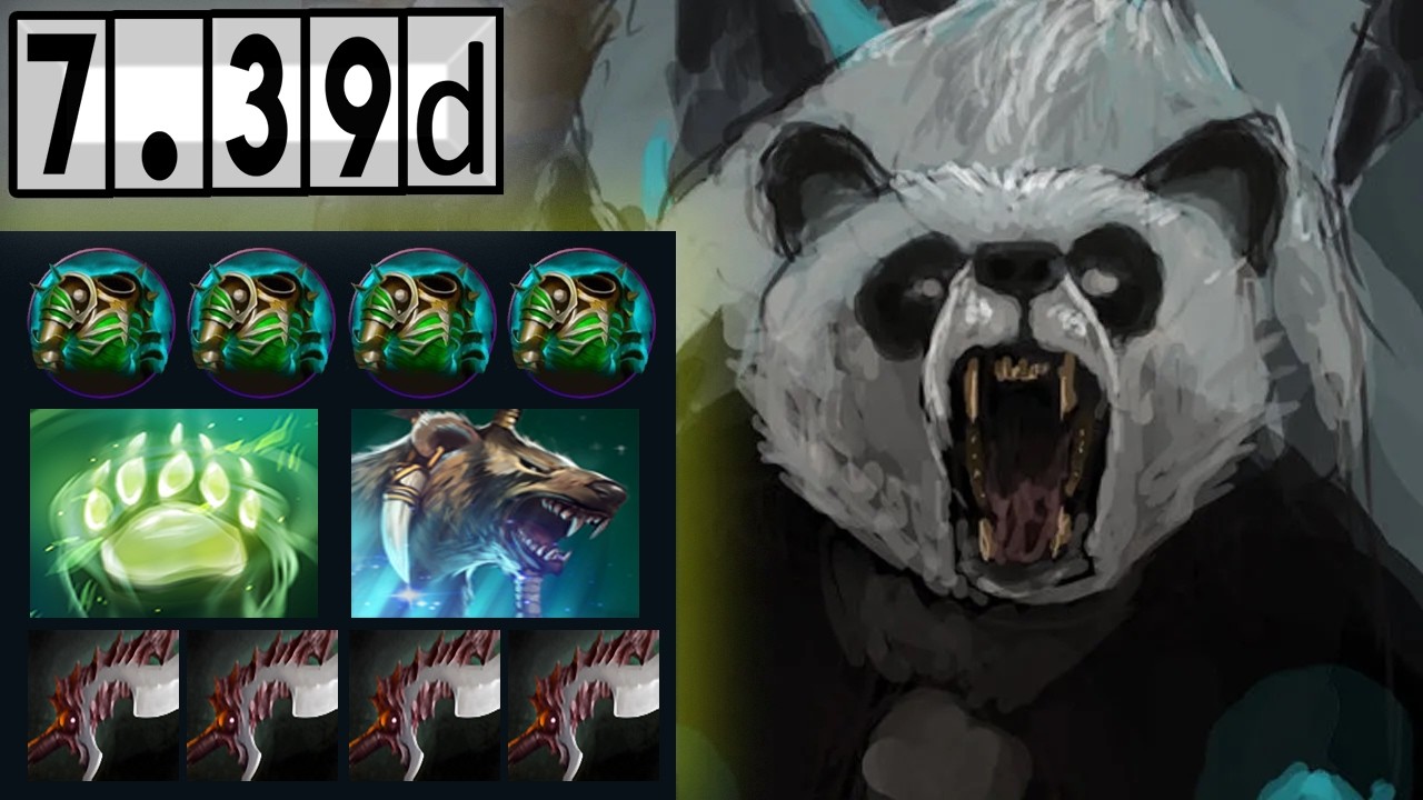 Lone Druid on Easy Line!  [Full Match Gameplay Dota 2] 7.39d