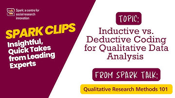 Inductive vs  Deductive Coding for Qualitative Data Analysis - Spark Clips