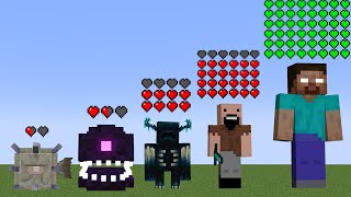 which boss mob is immortal? which all bosses and Herobrine is immortal??? - MINI compilation