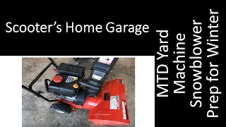 MTD Yard Machine Snow Blower