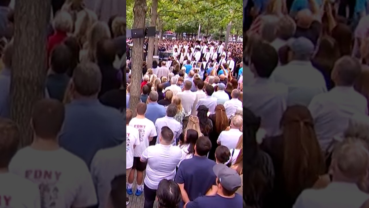 Day’s first moment of silence remembers the victims of 9/11 Day’s first moment of silence remembers the victims of 9/11