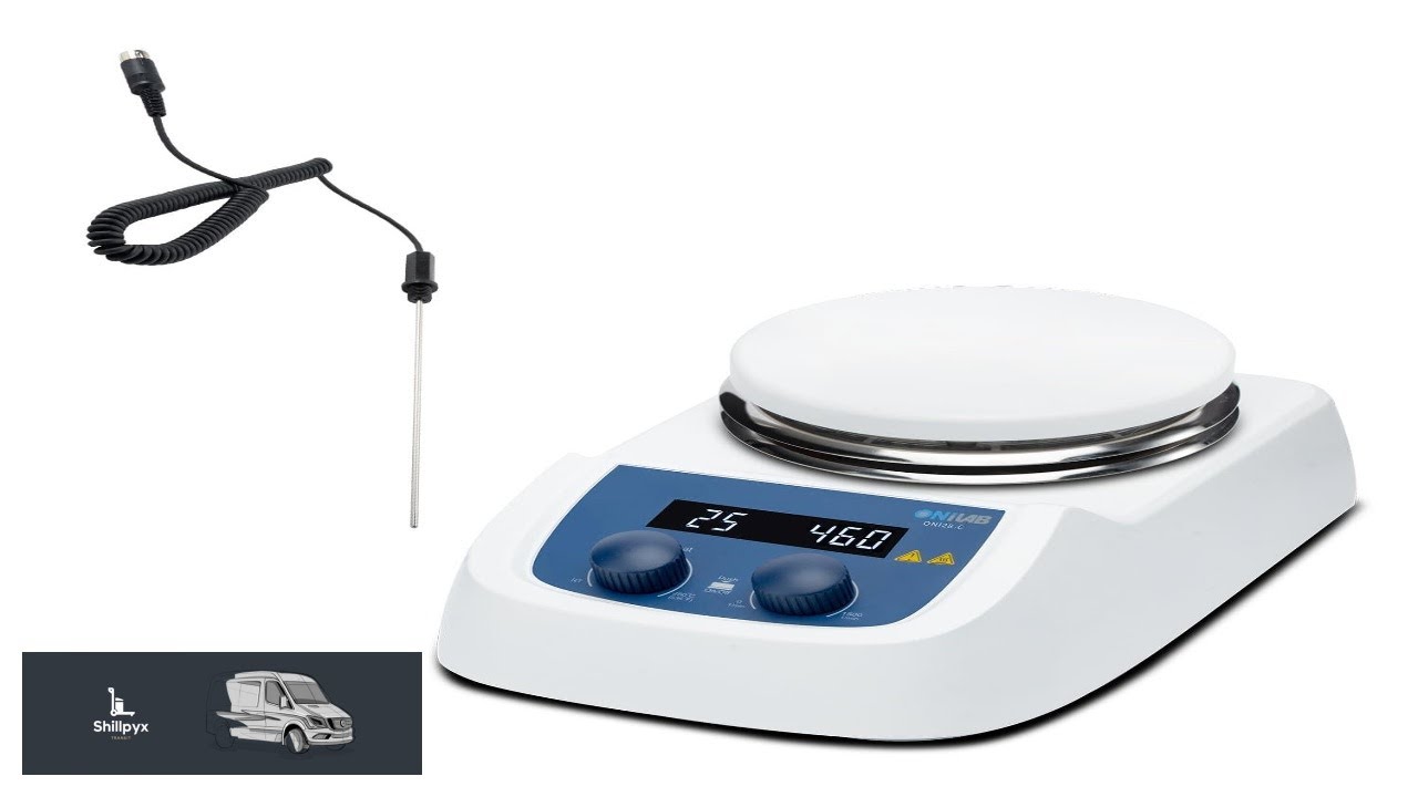 ONiLAB 5 inch LED Digital Hotplate Magnetic Stirrer Hot Plate with Ceramic