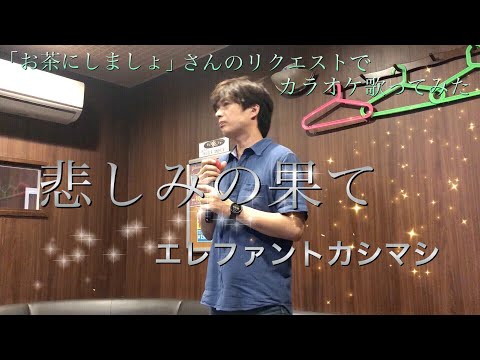 エレファントカシマシ/悲しみの果て//【リクエスト】「お茶にしましょ」さんのリクエスト　低音でカラオケ歌ってみた