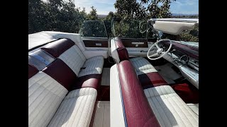 Athlete Statistics Interior 1966 Cadillac Eldorado Convertible For Sale