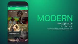 Modern Phone Screen App Promo - Videohive AE Template