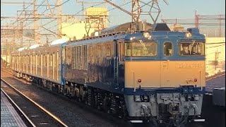 【E131-1000系新津配給ラスト】2023/12/21 EF64-1031＋E131-1000系T8編成が西浦和駅を通過！