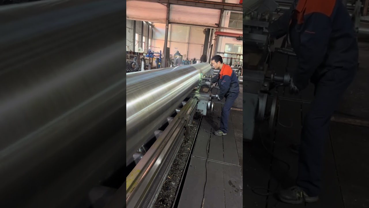 Dia520*10000mm Grooved Roll with highest precision 