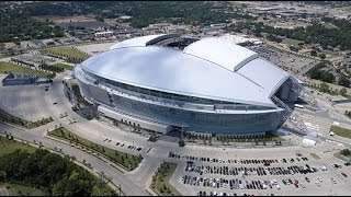 Opening Of The Roof, New Dallas Cowboys Stadium (First Ever Game)