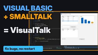 VisualTalk: Visual Basic + Smalltalk + Etoys in One Live IDE (Alan Kay's CAD SIM FAB)