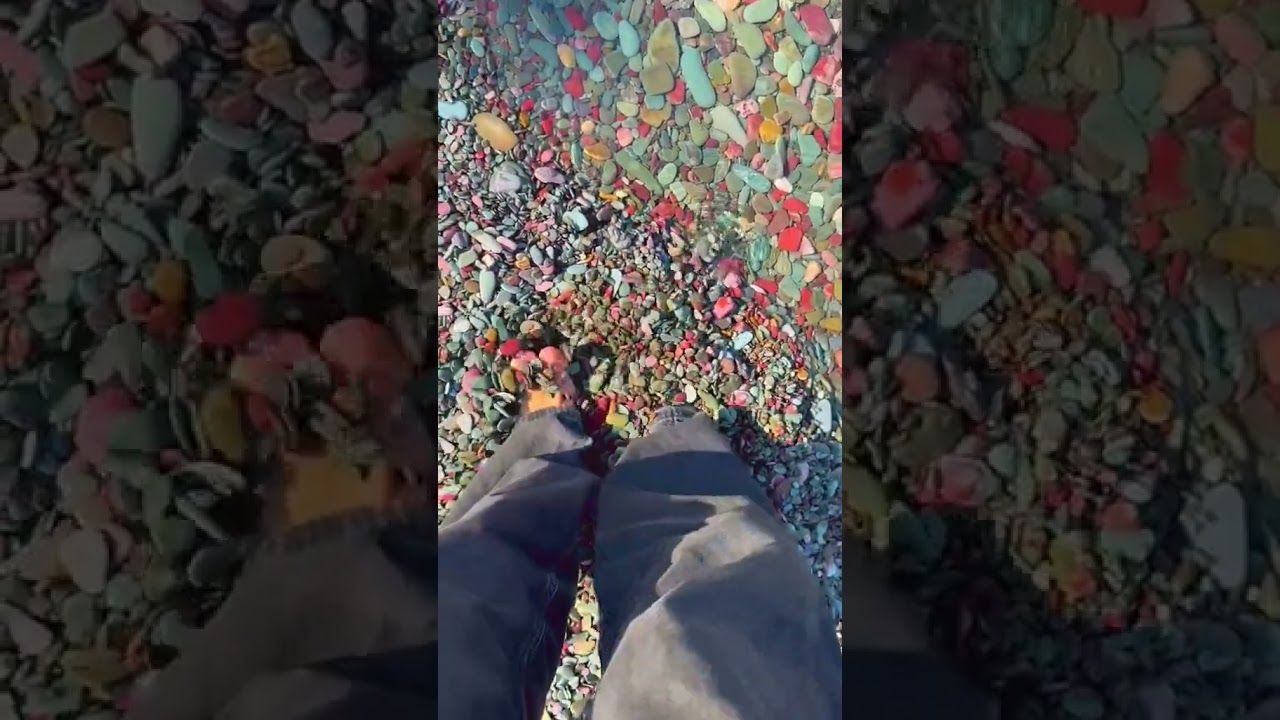 "Jewel-Toned Reflections: Nature's Hidden Treasure"