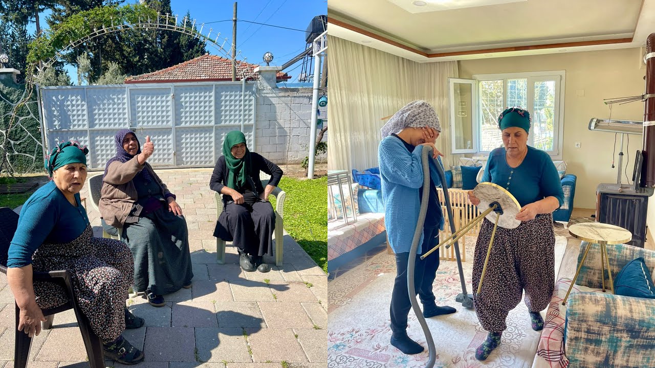 ORTALIK KARIŞTI ???? HALAMIN KÖY EVİ TEMİZLİĞİ İFTAR YEMEĞİ HAZIRLIKLARI