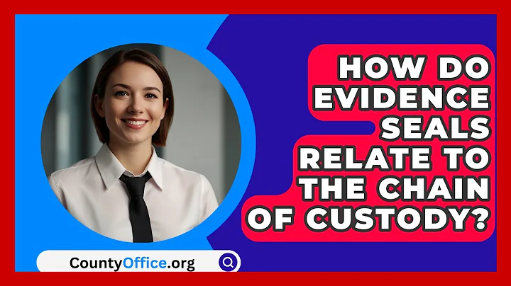 How Do Evidence Seals Relate To The Chain Of Custody? - CountyOffice.org