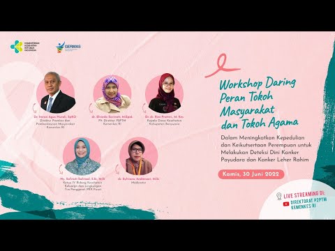 Workshop Peran Tokoh Agama &  Tokoh Masyarakat dlm Deteksi Dini Kanker Payudara & Kanker Leher Rahim