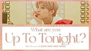 [ENG/THAISUB] Kim Wooseok - What are you up to tonight? Lyrics [Color/Coded/Lyrics|Thai/Eng/Rom/Han]
