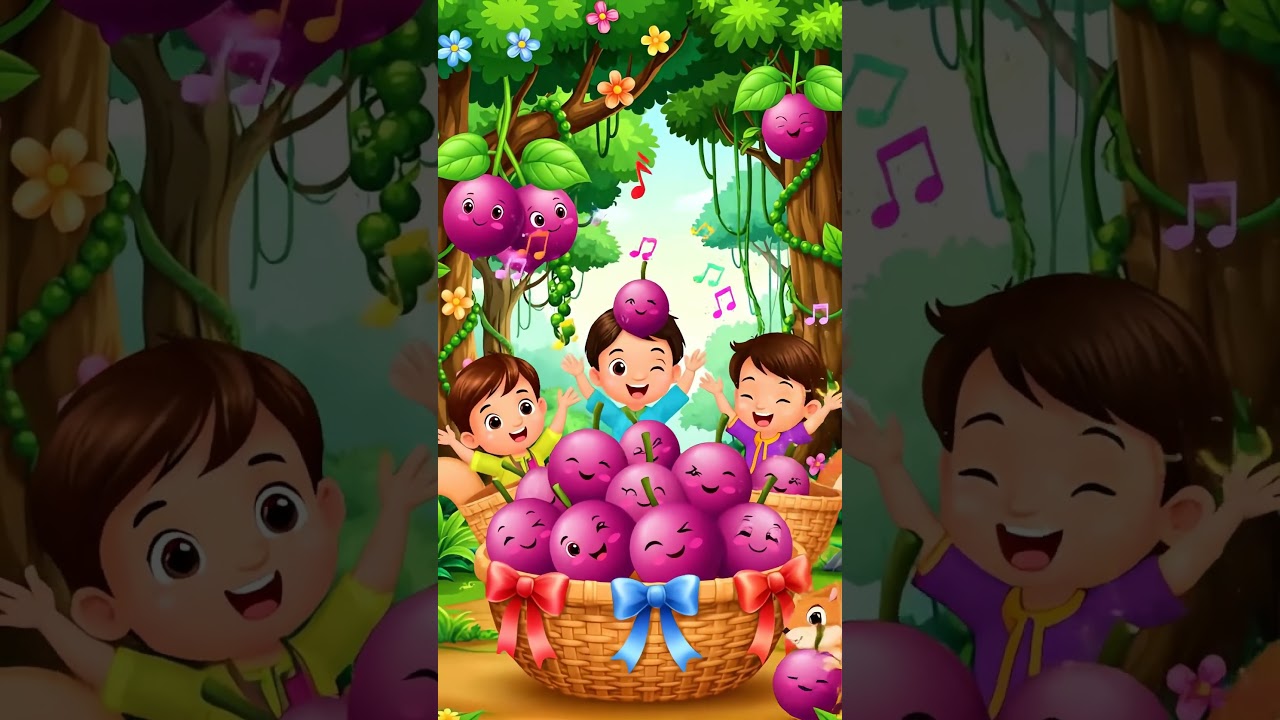 🍇 YUM! Kids Love This Purple Fruit Song! Learn Colors & Taste 😋 Best Nursery Rhymes 🎶 Kids Songs