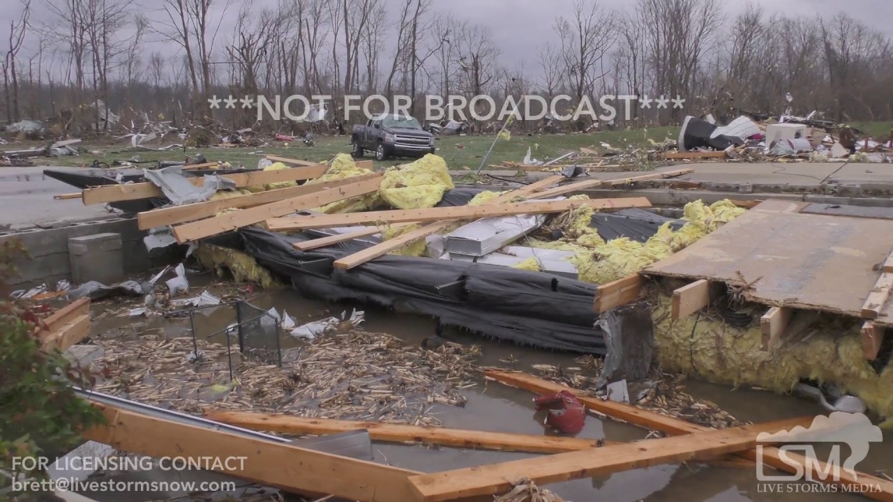 03/01/2017 Crossville, IL Significant Tornado Damage YouTube