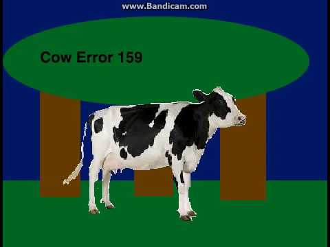 Cow Error 159  GOOD EDITION
