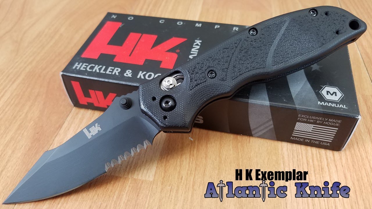 H&K Exemplar Pivot Lock Folder w/ 3.25 Clip Point Blade & G10