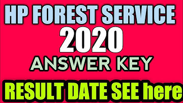 hp forest service examination (acf), Hp forest service, see result date