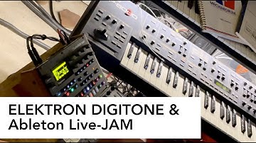 Elektron Digitone & Machinedrum JAM + Ableton Live