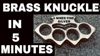 HOW TO MAKE BRASS KNUCKLES