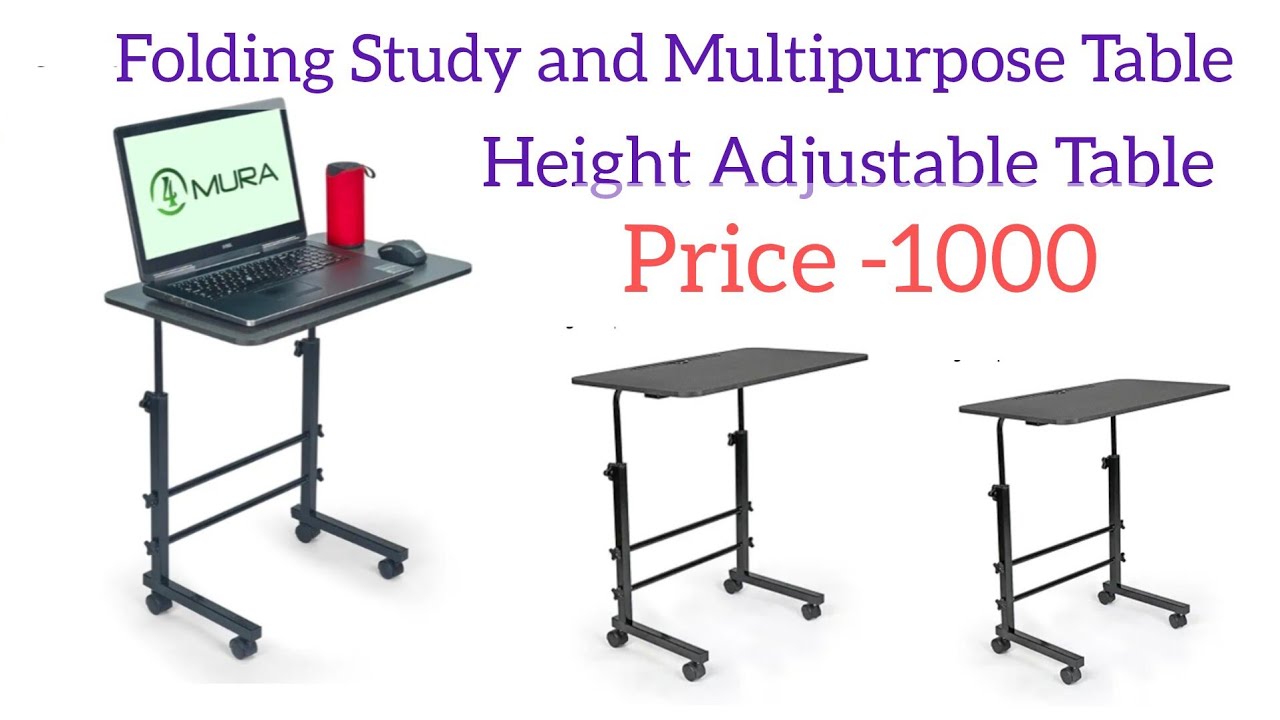 Beautiful Folding Adjustable Study and Multipurpose Table full Review ...