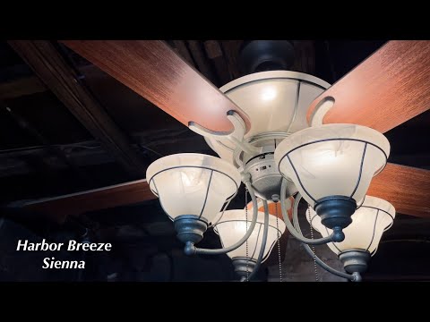 Harbor Breeze Sienna Ceiling Fan 52” (Antique Pewter/Walnut)(iMovie Edition) @Emanfan96