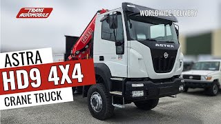 Astra HD9 4x4 crane truck - Ready to lift you to your goals!